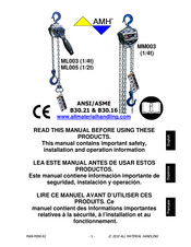 AMH ML005-41 Manuel