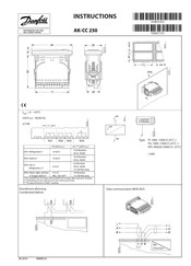 Danfoss AK-CC 250 Instructions
