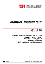 zaegel-held GVM 18 Manuel Installateur