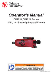 Chicago Pneumatic CP7721 Serie Manuel De L'opérateur