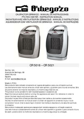 Orbegozo CR 5016 Manuel D'instructions