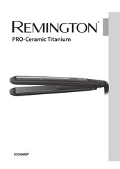 Remington PRO-Ceramic Titanium S5506GP Mode D'emploi