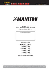 Manitou 150 AETJ L Notice D'instructions