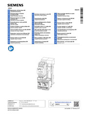 Siemens SIRIUS 3RA2210 Instructions De Service Originales