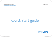 Philips 32PFL4308K/12 Guide De Démarrage Rapide