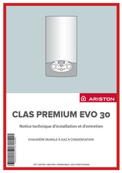 Ariston CLAS PREMIUM EVO 30 Notice Technique D'installation Et D'entretien