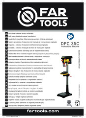 Far Tools DPC 35C Notice Originale