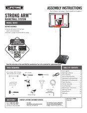 Lifetime STRONG ARM 90491 Instructions D'assemblage