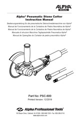 Alpha Professional Tools PSC-600 Manuel D'instructions