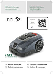 ECLOZ E-1200 Mode D'emploi