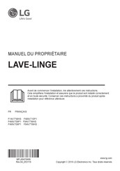 LG F4WV710P1 Manuel Du Propriétaire