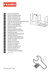 Franke FMY BK MATT F180 Manuel D'installation