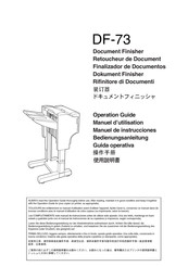 Kyocera DF-73 Manuel D'utilisation