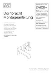Dornbracht 36 808 670-FF 0010 Instructions De Montage