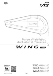 VTS WING W100-200 Manuel D'installation, D'utilisation Et D'entretien