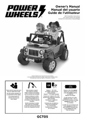 Power Wheels GCT05 Guide De L'utilisateur