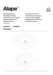 Alape AB.Q450H.1 Instructions De Montage