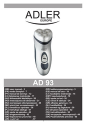 Adler europe AD 93 Mode D'emploi