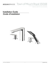 aquabrass Town of Mount Royal 15018 Guide D'installation