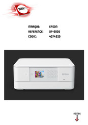 Epson XP-6005 Guide D'utilisation