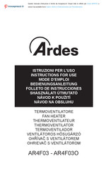 ARDES AR4F03 Mode D'emploi