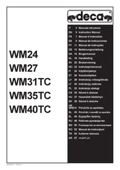 Deca WM40TC Manuel D'instructions