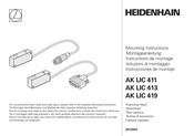 HEIDENHAIN AK LIC 419 Instructions De Montage