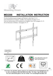 Mounting Dream MD2268 Instructions D'installation