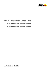 Axis P3225-LVE Guide D'installation
