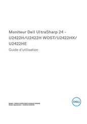 Dell UltraSharp 24 U2422HX Guide D'utilisation