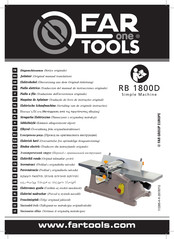 Far Tools RB 1800D Notice Originale