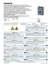 Siemens 3VA66 H Serie Notice D'utilisation