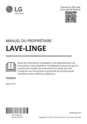 LG F4V5 YP Serie Manuel Du Propriétaire