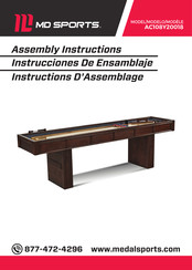 MD SPORTS AC108Y20018 Instructions D'assemblage