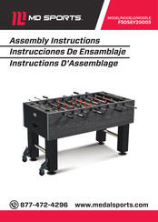 MD SPORTS FS058Y20005 Instructions D'assemblage