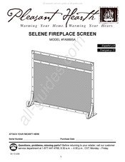 Pleasant Hearth SELENE FA989SA Instructions Pour L'assemblage