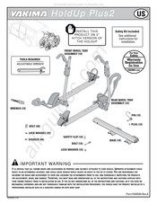 Yakima HoldUp Plus2 Instructions D'installation