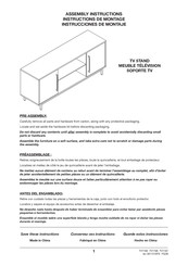 Hudson & Canal TV1196 Instructions De Montage