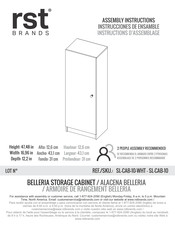 rst brands BELLERIA SL-CAB-10 Instructions D'assemblage