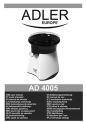 Adler europe AD 4005 Mode D'emploi