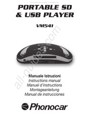 Phonocar VM541 Manuel D'instructions