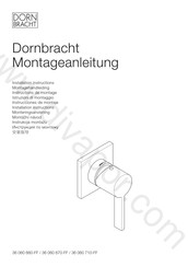 Dornbracht 36 060 670-FF Instructions De Montage