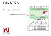 Realtime RTD-LT/CA Instructions D'installation