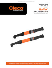 Cleco NeoTek 30EA Serie Manuel D'utilisation