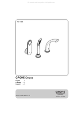 Grohe Ondus 36 056 Instructions D'installation