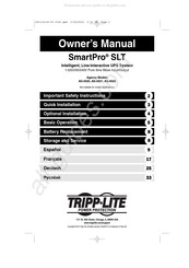 Tripp-Lite SmartPro SLT AG-0022 Manuel Du Propriétaire