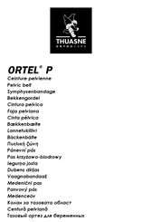 Thuasne ORTEL P Mode D'emploi