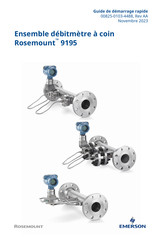 Emerson Rosemount 9195 Guide De Démarrage Rapide