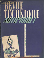 Renault 4cv Revue Janvier 1950 Mode D'emploi