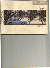 Volvo 480 1990 Guide De L'automobiliste